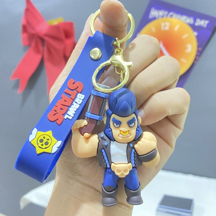 Wholesale Cute PVC cartoon character keychains