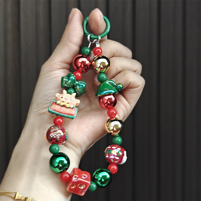 Wholesale Christmas series cartoon short keychains