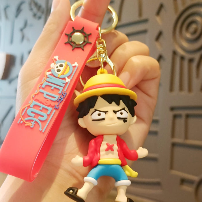 Wholesale Cute 3D Doll Silicone Keychain JDC-KC-MingT147