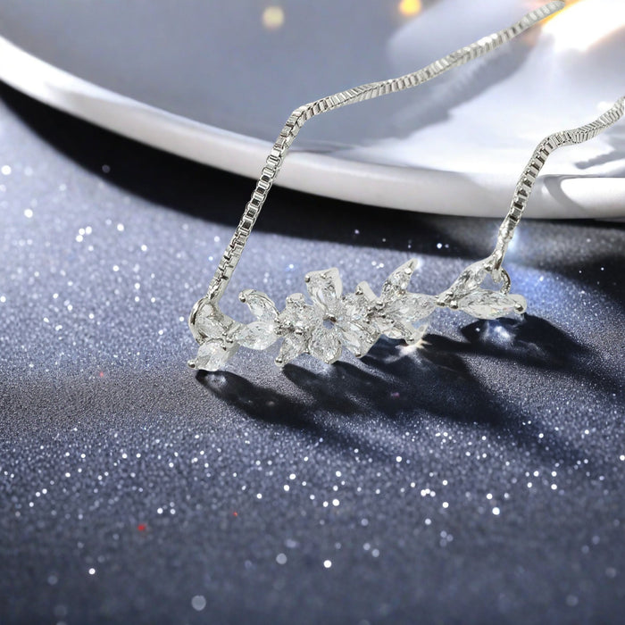 Wholesale Fashionable and trendy zircon bracelet with a light luxury temperament and a high-end feel. Zircon jewelry