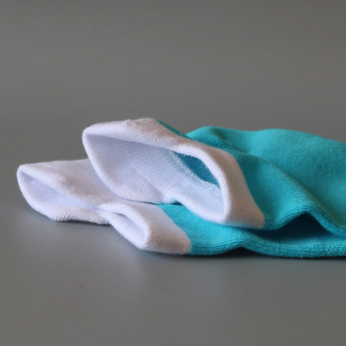 Wholesale Men's boneless anti friction sports socks, shallow mouth boat socks, sweat absorbing elastic short tube socks, cotton