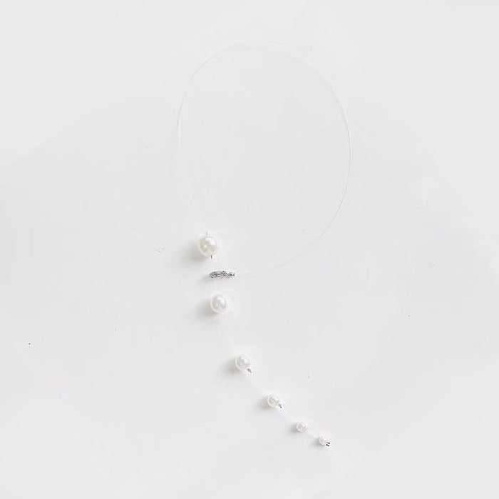 Wholesale New pearl necklace for women, versatile, niche, high-end, with multiple pearl locks