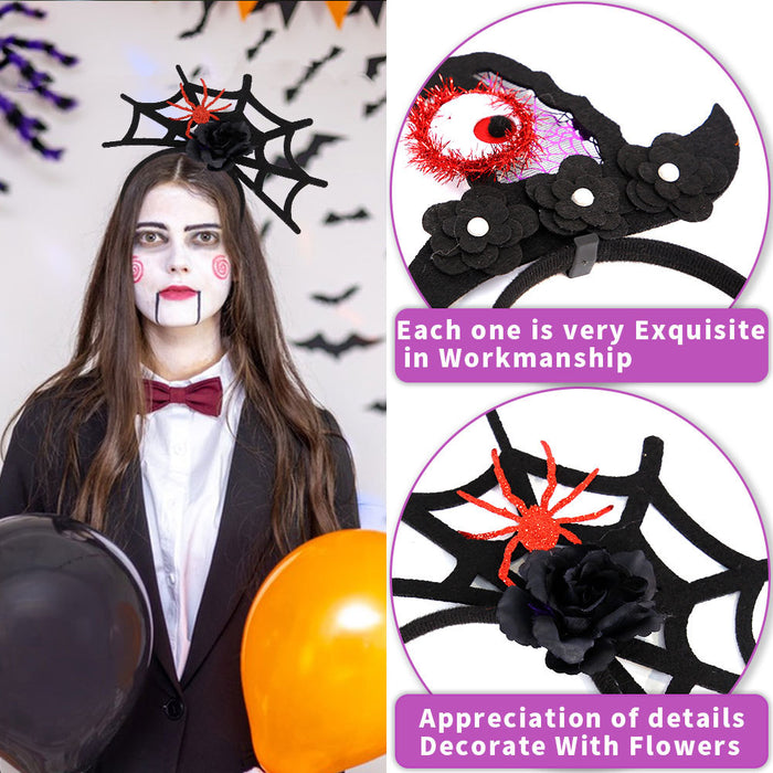 Wholesale Plastic Headband Pumpkin Witch Hat Hair Hoop For Party Celebrations