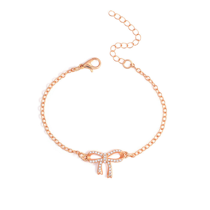 Wholesale bow bracelet women's jewelry all-match bracelet small fresh diamond bracelet