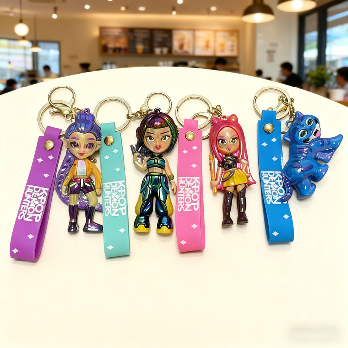 Wholesale Cartoon Silicone PVC Keychain Bag Charm Gift for Party MOQ≥2