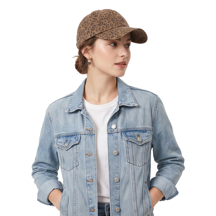 Wholesale Leopard Print Vintage Baseball Cap Fashion Accessory Gift