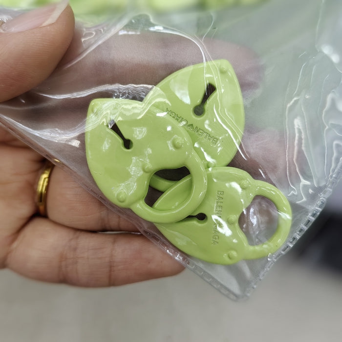 Wholesale Hollow Alloy Love Bag Accessories DIY Necklace Earrings Accessories Material