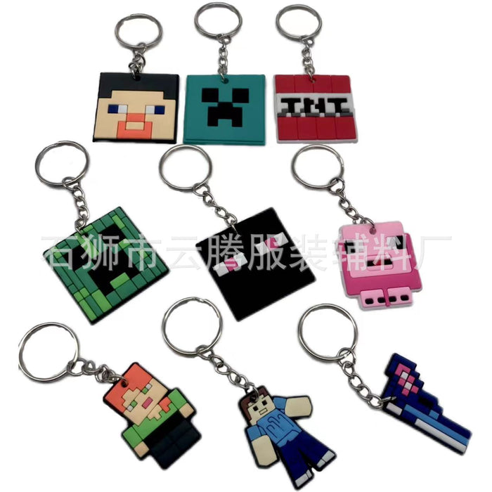 Wholesale 10pcs School Bag Pendant Cartoon Accessories Pendant Key Chain