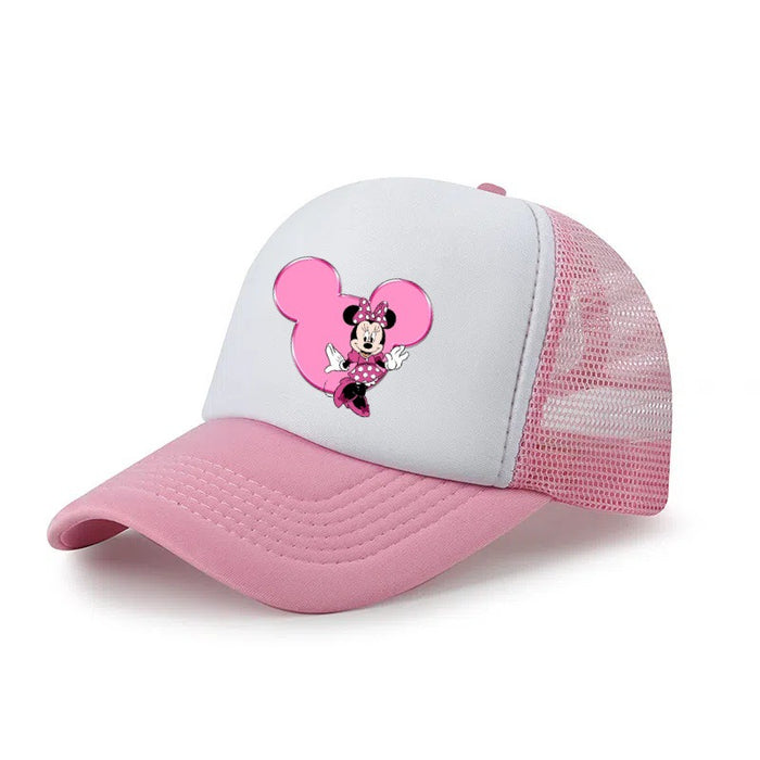 Wholesale Cartoon print baseball cap mesh breathable dome hat hip-hop sports cap