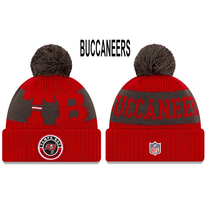 Wholesale Wool Knitted Hat Rugby Game Hat Sports Big Letter Warm Hat