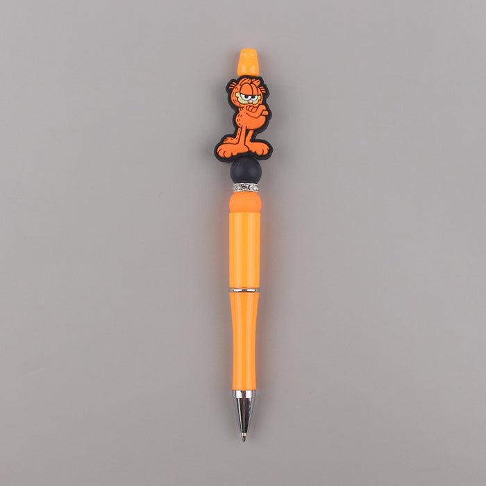 Wholesale Cartoon Animal Silicone Plastic Bead Pen JDC-PN-GuangTian005