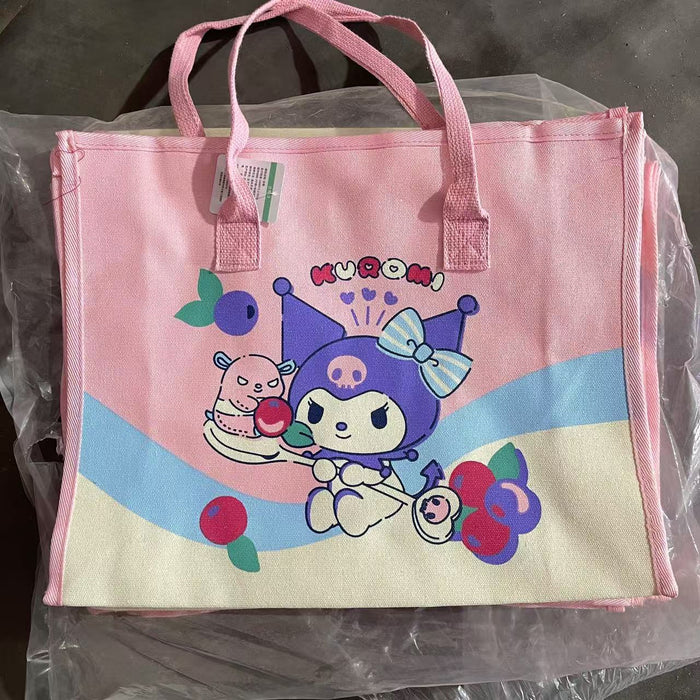 Wholesale Large-capacity cute canvas shoulder bags for students