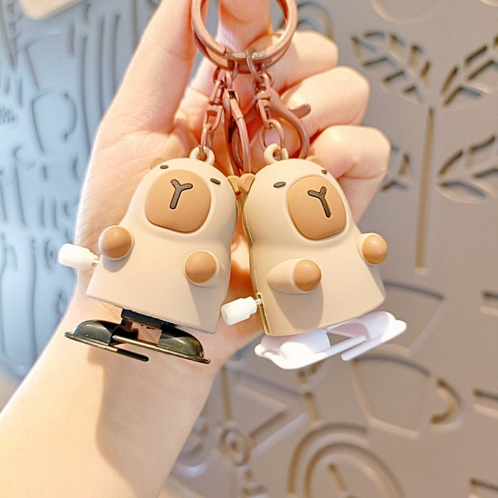 Wholesale Silicone Cartoon Doll Keychain JDC-KC-MingT206