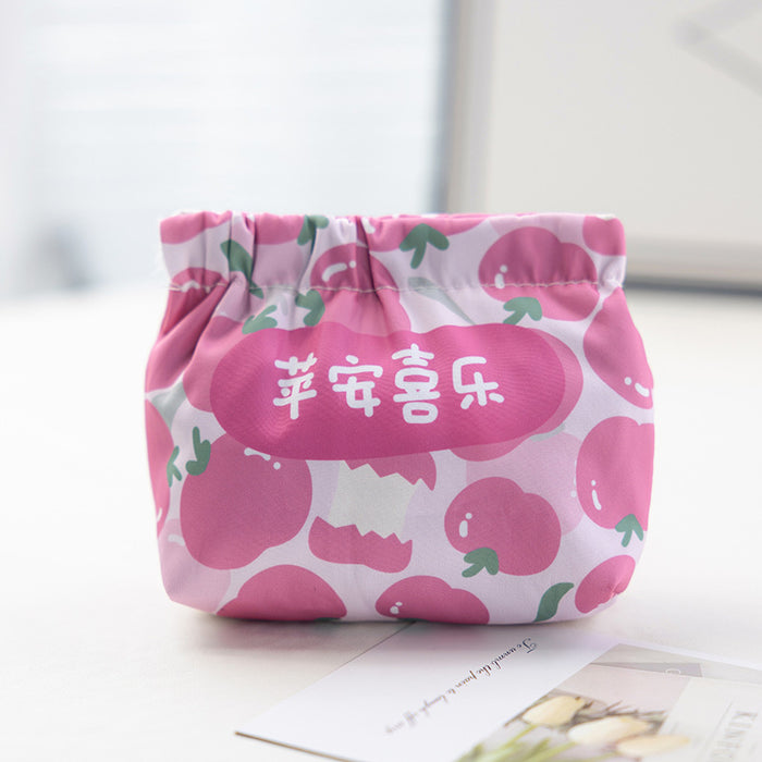 Wholesale Retro coin purse, simple and fashionable canvas cartoon key, cute card bag