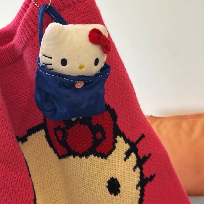 Wholesale Cute Plush Bag Pendant Cartoon Keychain