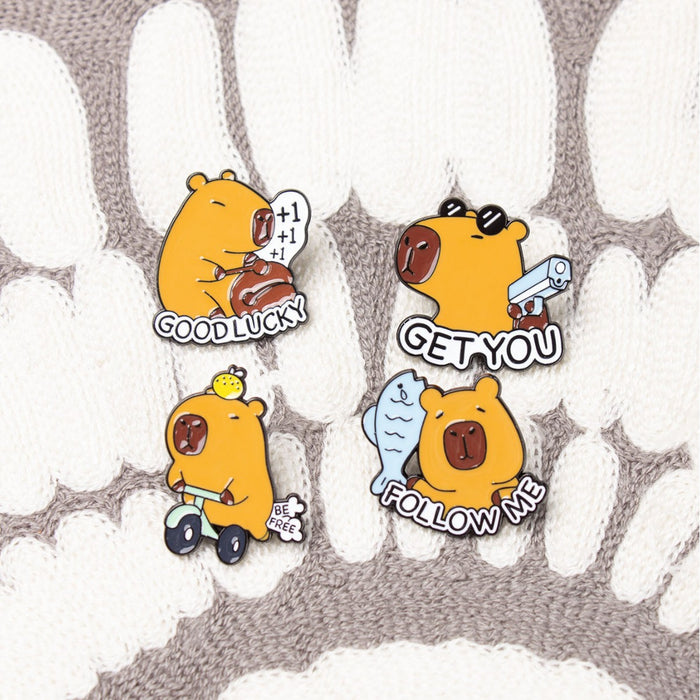 Wholesale Brooch Cute Dolphin Creative Versatile Metal Badge Bag Clothing Accessories