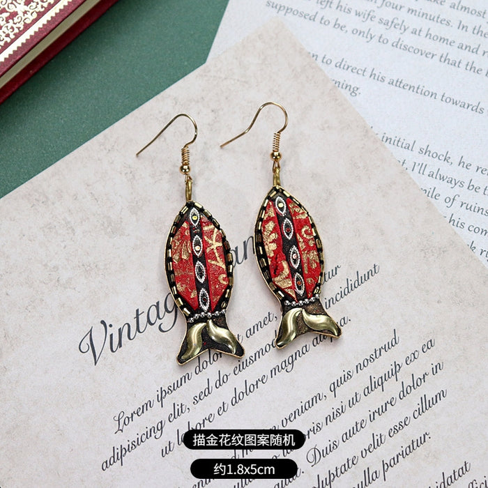 Wholesale Vintage Turquoise Earrings JDC-ES-Luox007