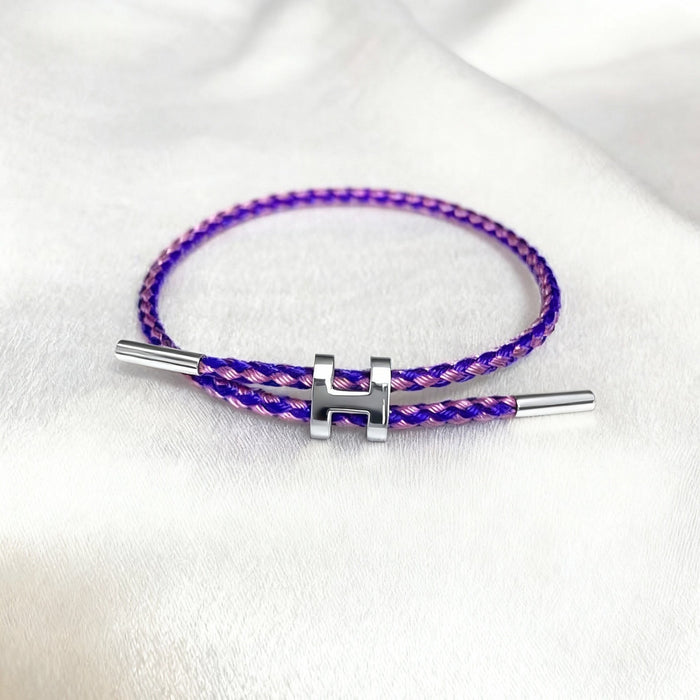 Wholesale I-Shaped Buckle Steel Wire Bracelet H Buckle Adjustable Titanium Steel Bracelet