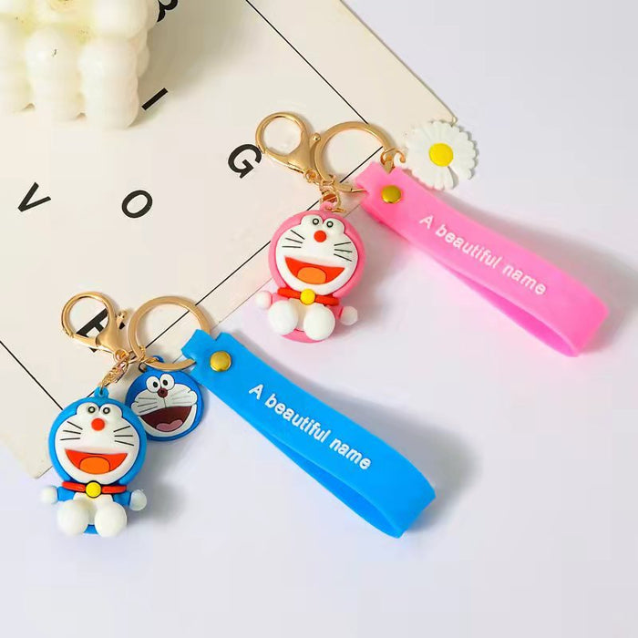 Wholesale Keychain small gift machine cat car key pendant