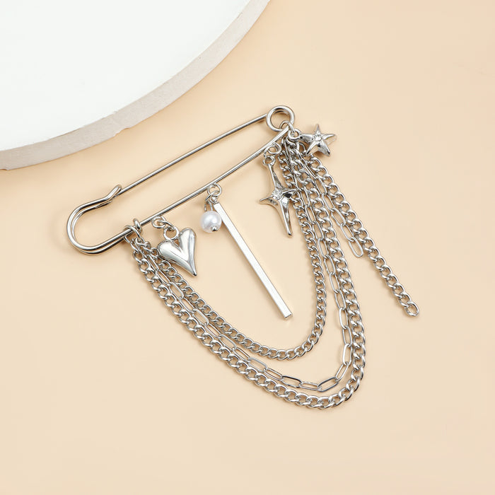 Wholesale cross love element small incense brooch