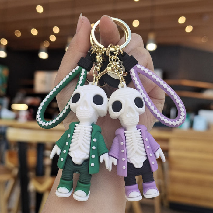 Wholesale Cartoon Silicone Doll Keychain JDC-KC-ZhuoRan030