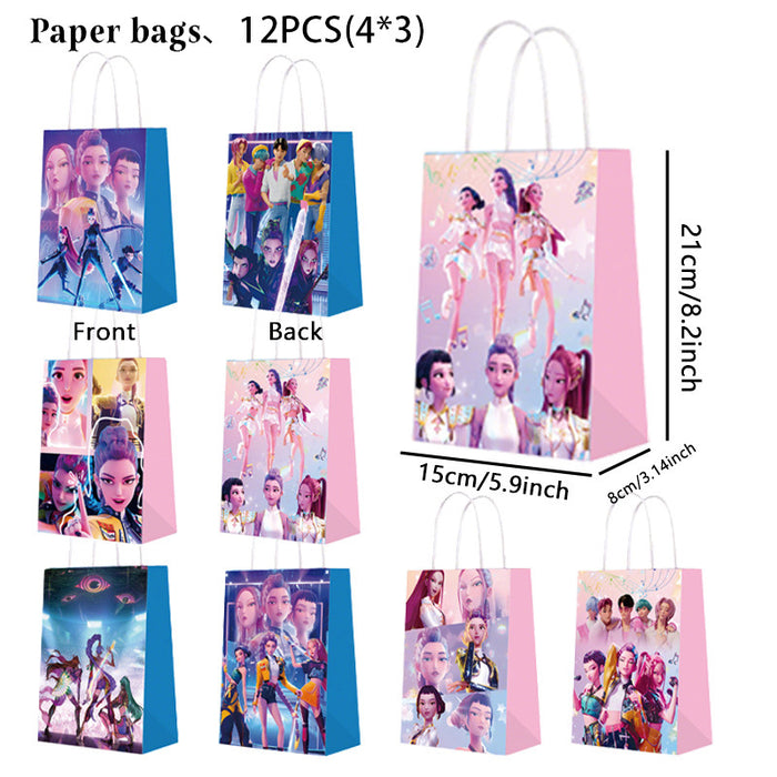 Wholesale Witch Theme Birthday Party Supplies Set Paper Plates,  Tissues,  Tablecloths Decorations