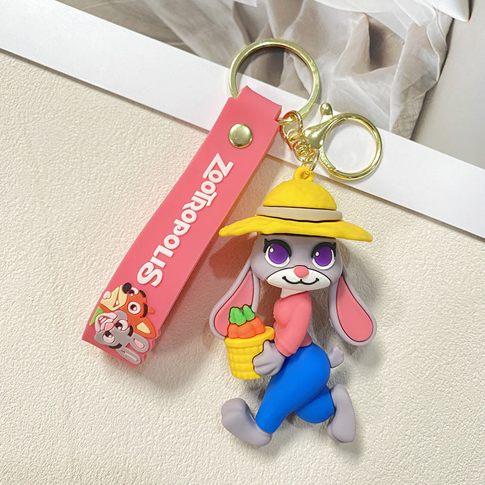 Wholesale Cartoon Keychain  Rabbit Fox Sloth Keychain