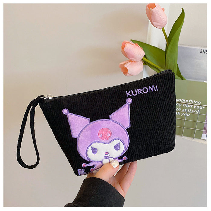 Wholesale Corduroy Cartoon Handy Cosmetic bag JDC-CB-Lihong001