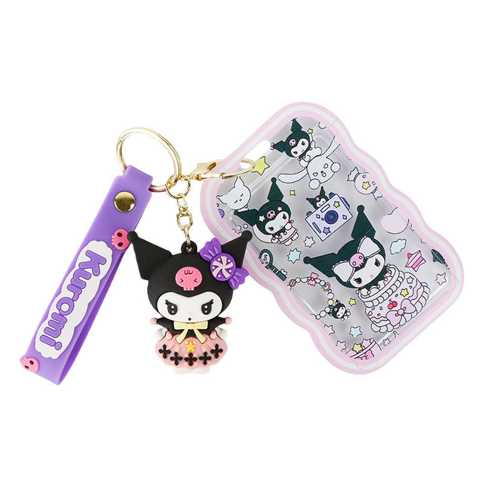 Wholesale Creative Card Set Keychain Cute Cartoon Keychain Student Bag Pendant