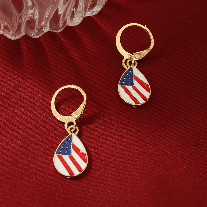 Wholesale Flag, National Flag, Earrings, Jewelry Set of Five