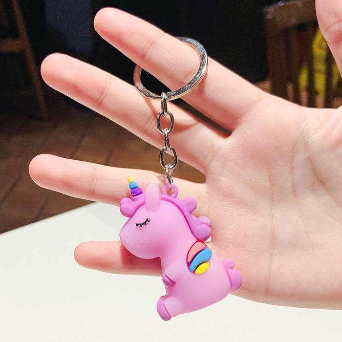 Wholesale Creative Cute Cartoon Keychain Small Pendant Bag Pendant Couple Car Accessories Backpack Pendant