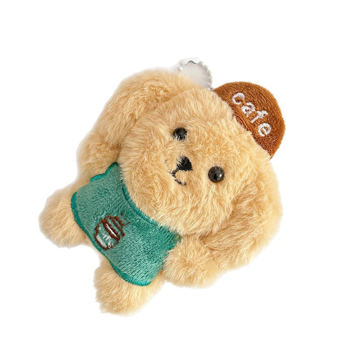Wholesale Puppy Plush Toy Pendant for Girls' Bags Keychain Accessory