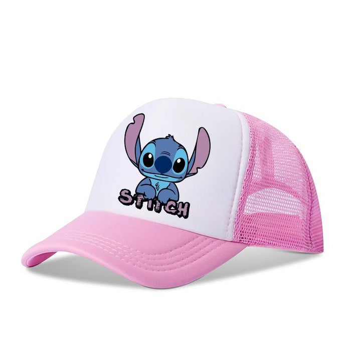 Wholesale Cartoon print baseball cap net breathable dome cap hip hop sports cap