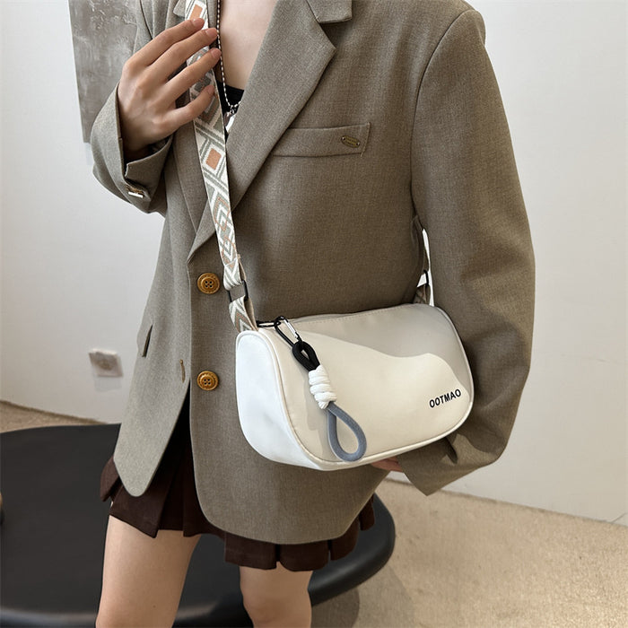 Wholesale Trendy Nylon Pillow Bag Khaki Street Style Shoulder Crossbody Bag Fashion Accessory