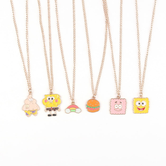 Wholesale Children Cartoon Alloy Pendant Necklace JDC-NE-FuYu007