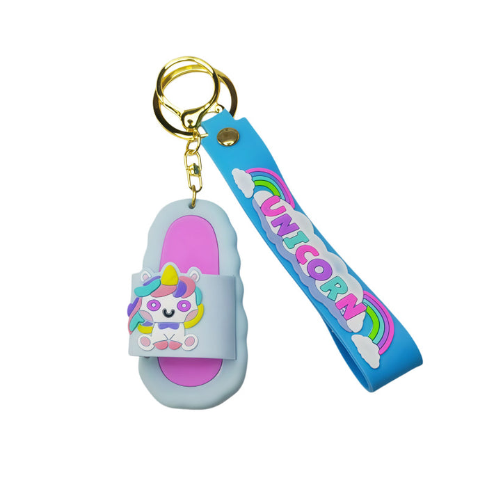 Wholesale Cartoon Slipper Keychain Fashion Decorative Gift for Birthday MOQ≥2