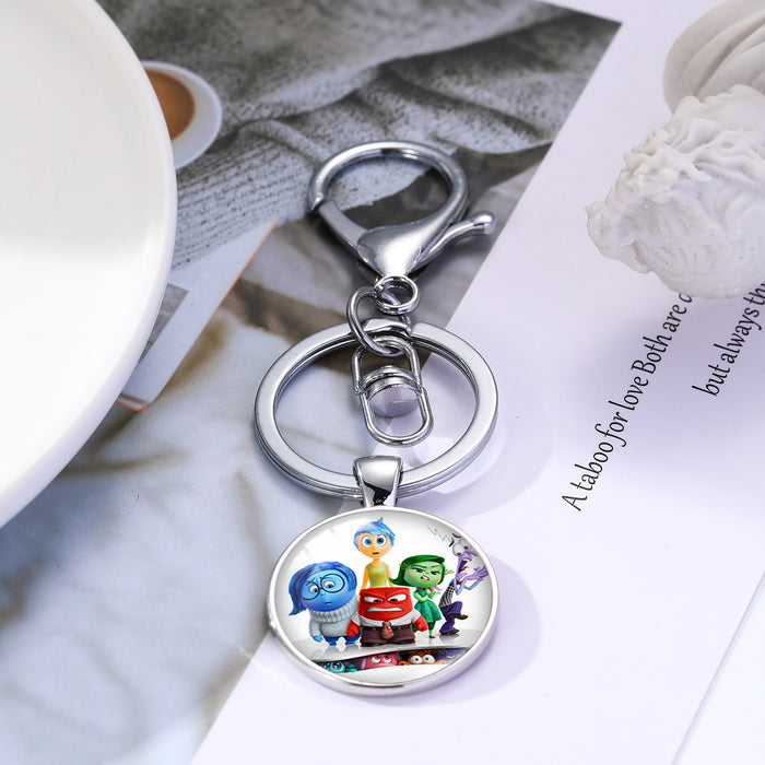 Wholesale Cartoon Time Gem Zinc Alloy Keychain JDC-KC-BS022