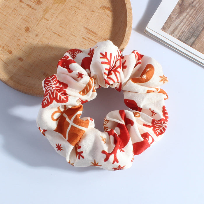 Wholesale Christmas Plush Hair Scrunchies JDC-HS-Heqin003