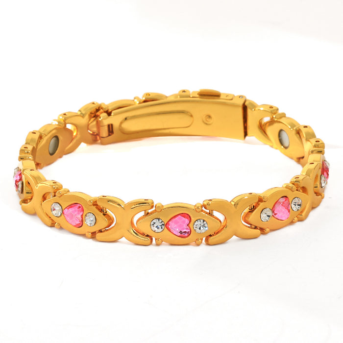Wholesale energy magnet bracelet diamond adjustable bracelet