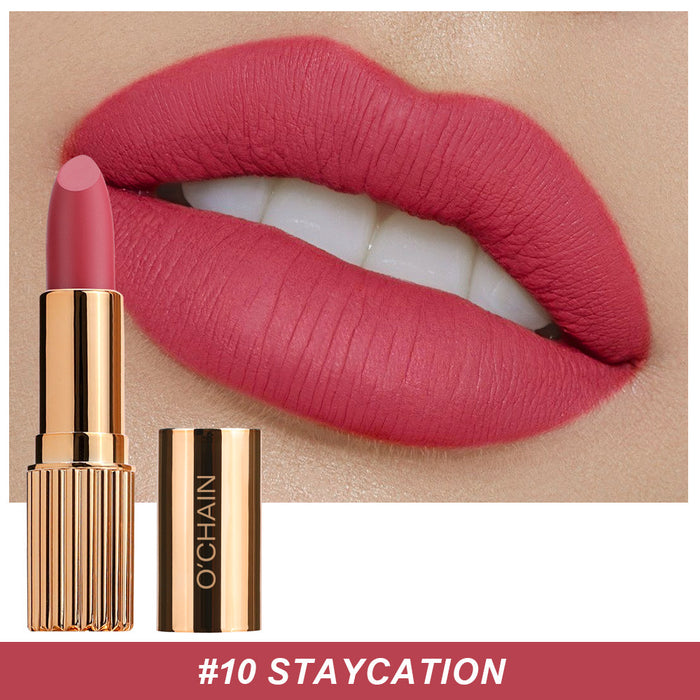 Wholesale Velvet matte mouth, red matte finish, non fading, waterproof, long-lasting, non stick cup lipstick
