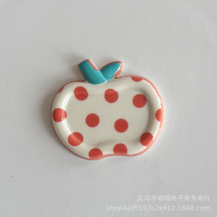 Wholesale Cute Candy Cream Polka Dot Plaid Apple Hairpin Ghost Girl Soft Cute Side Clip Hair Accessories Hairpin