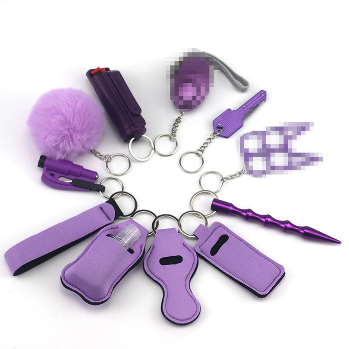 Wholesale Metal Multi-function Keychain DIY 12-piece Set JDC-KC-TouMS031