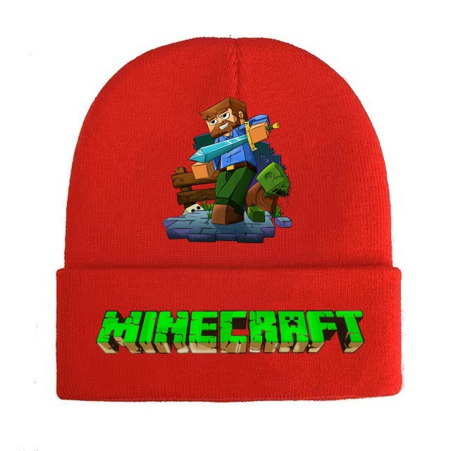 Wholesale Cartoon knitted hats,  wool hats and matching parent child warm hats