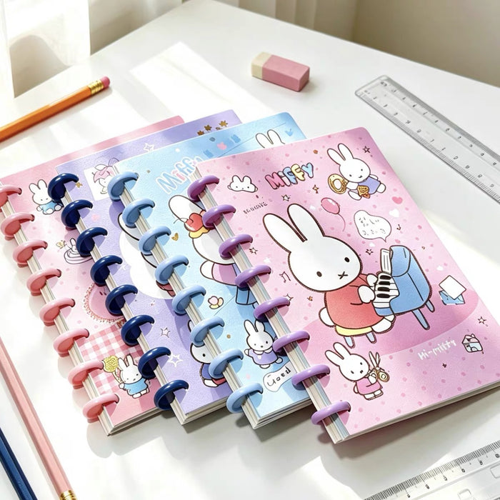 Wholesale Mushroom Button A5 Loose-Leaf Notebook Cute Cartoon Diary Stylish Boutique Gift MOQ≥4