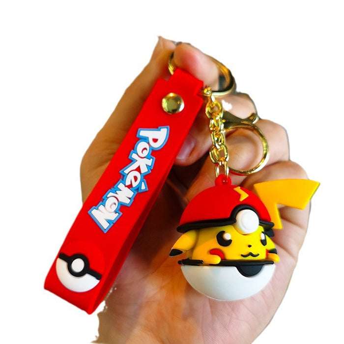 Wholesale Silicone Cartoon Doll Keychain JDC-KC-Tingm156