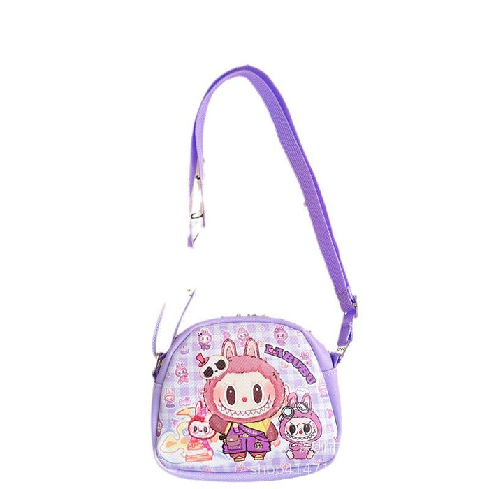 Wholesale Cloth Crossbody Bag Semicircle Shoulder Bag Children' s Small Backpack Shoulder Bag  Capybara Crossbody Bag