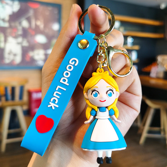 Wholesale Cartoon Doll Silicone Keychain JDC-KC-Tingm126