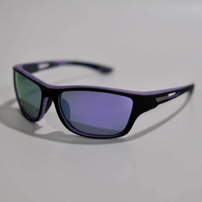 Wholesale Men's Polarized Colorful Film Dust-proof Cycling PC Sunglasses JDC-SG-HongR017