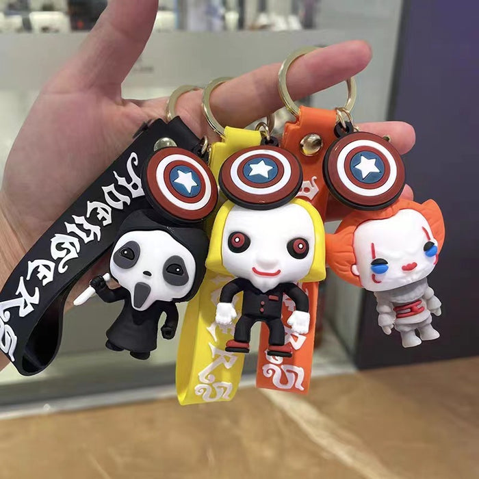 Wholesale Keychain Silicone Doll Pendant Car Bag Small Pendant