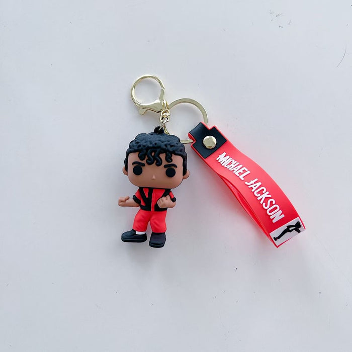 Wholesale Creative Star PVC Soft Glue Keychains JDC-KC-JinB020